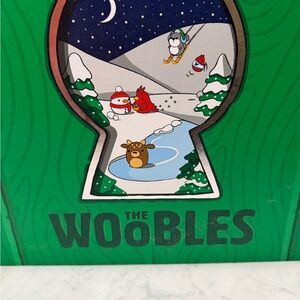 The Woobles Festive Holiday Decor with Green and White Design